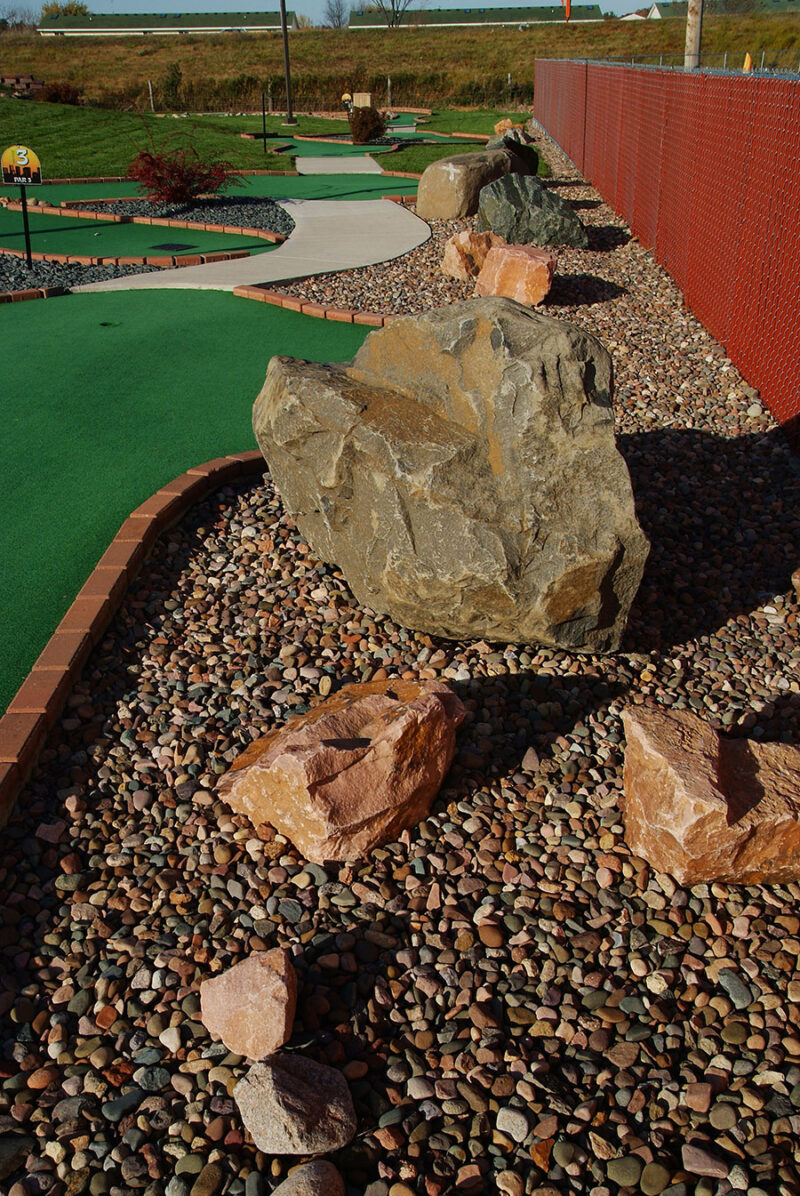 Landscape 9 Natural Crushed Rock, Interior/Exterior Decorative Stone